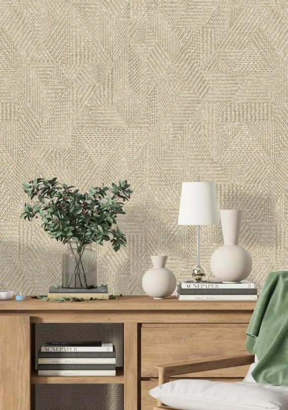 fabric textured wallpaper